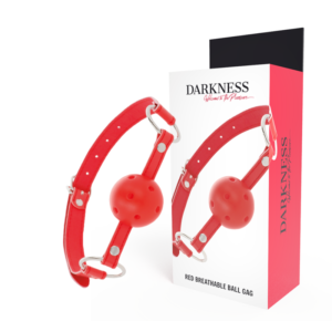 Darkness - Red Breathable Ball Gag