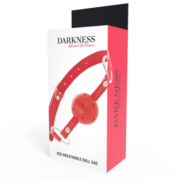 Darkness - Red Breathable Ball Gag - Image 5