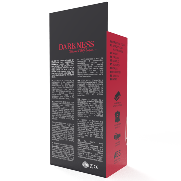 Darkness - Red Breathable Ball Gag - Image 4