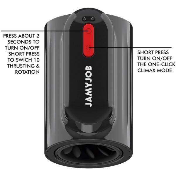 Jamyjob - Vortex Thrusting & 360 Rotate Tech Turbo Mode Masturbator - Image 3