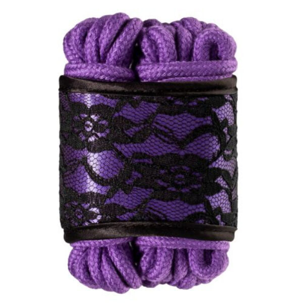 NMC - Bondage Rope Set With Mask Violet