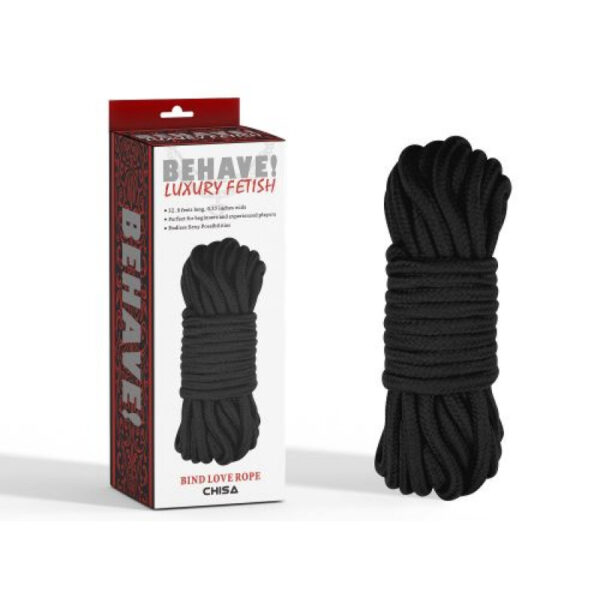 Chisa - Sensual Bondage Rope 10 Meters Black