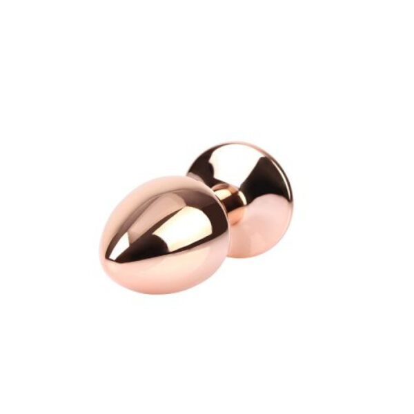 Chisa - Gold Evil Rose Anal Plug Black Small - Image 3