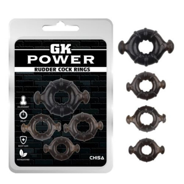 Chisa - Rudder Cock Rings Set