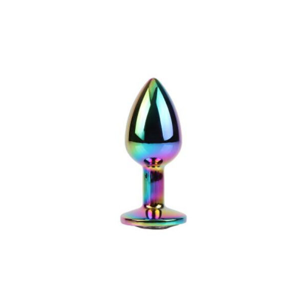 Chisa - Rainbow Gem Metal Butt Plug Small - Image 4