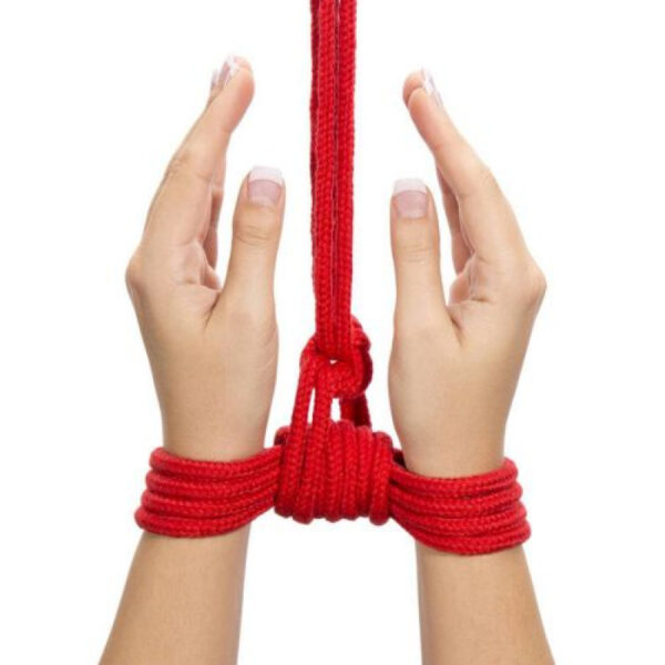 Lovetoy - Red 10 Meters Fetish Bondage Rope - Image 5