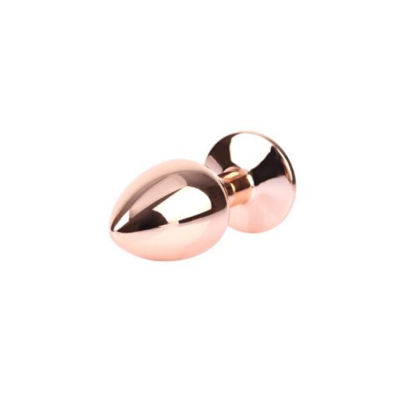 Chisa - Gold Pink Rose Anal Plug Small - Image 2