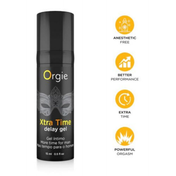 Orgie - Xtra Time Delay Gel 15ml - Image 2