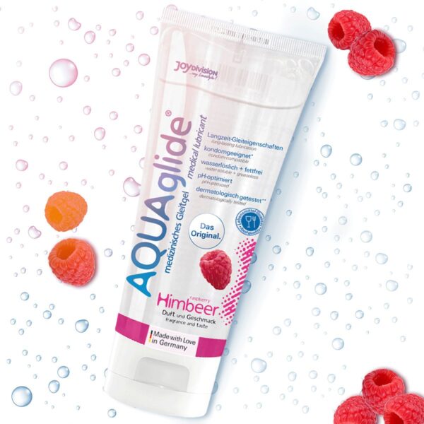 JoyDivision - AQUAglide Raspberry Lubricant 100ml - Image 3