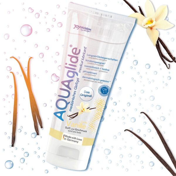 JoyDivision - AQUAglide Vanilla Lubricant 100ml - Image 3