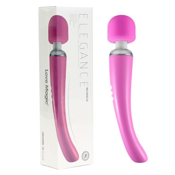 Love Magic - Elegance Rechargeable Wand Vibrator Pink