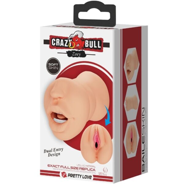 Crazy Bull - Zoey Dual Entry Vagina & Mouth Masturbator - Image 8