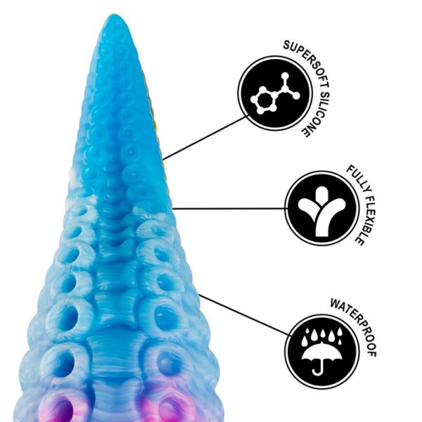Epic - Phorcys Blue Tenticle Dildo Small - Image 8