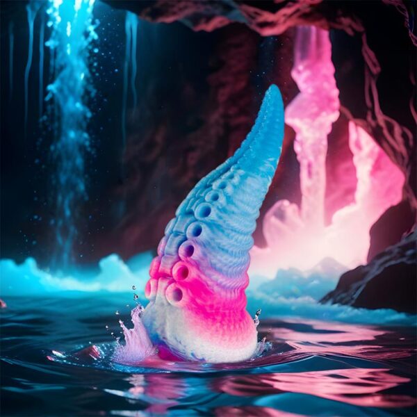 Epic - Phorcys Blue Tenticle Dildo Small - Image 9
