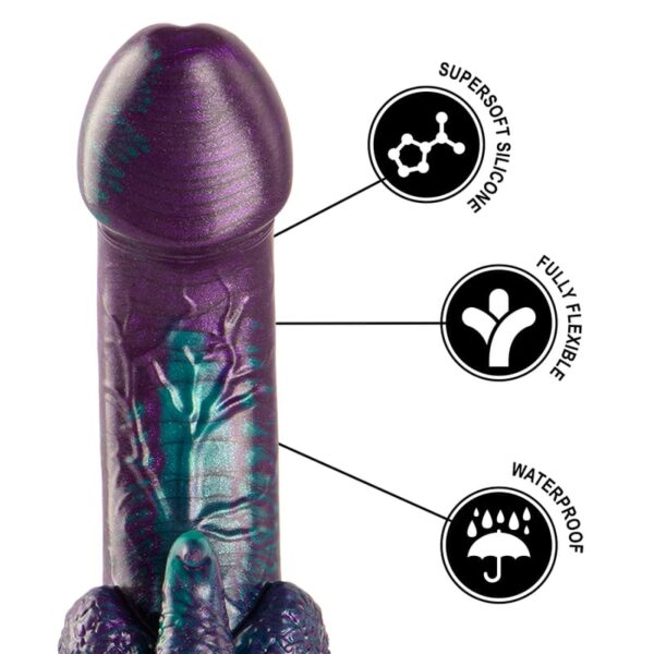 Epic - Basilisk Double Scaly Pleasure Dildo Small - Image 8