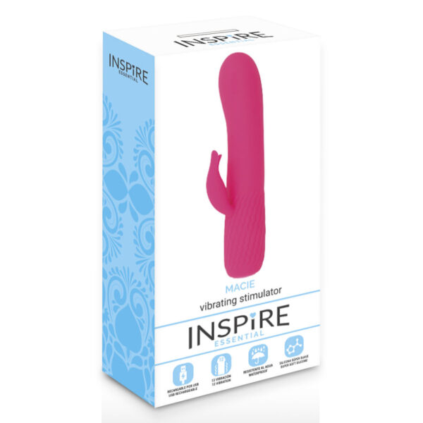 Inspire - Essential Macie Rabbit Vibrator Pink - Image 3