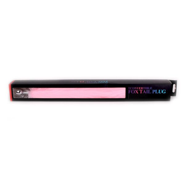 Kiotos - Screwed Pink Fox Tail Anal Plug - Image 2