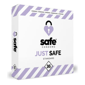 SAFE - Condoms with Silicone-Based Lubricant Standard 36 pcs