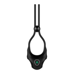 Nexus - Forge Vibrating Lasso Silicone Cock Ring Black