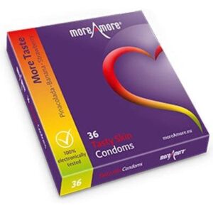 MoreAmore - Condom Tasty Skin 36 Pieces