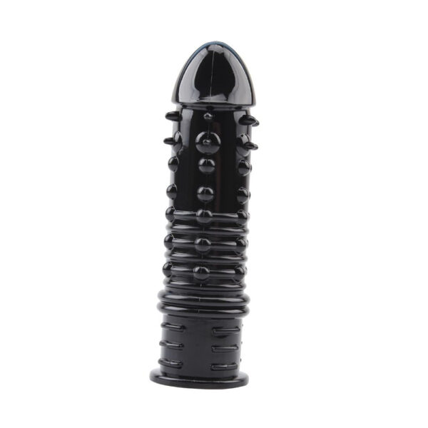 Chisa - Swirls Extra Textured Penis Sleeve Black