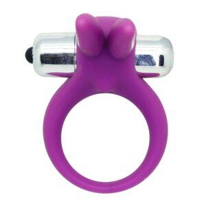 Toyz4Lovers - Stretchy Vibrating Rabbit Cockring Purple