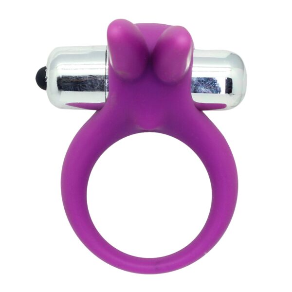 Toyz4Lovers - Stretchy Vibrating Rabbit Cockring Purple
