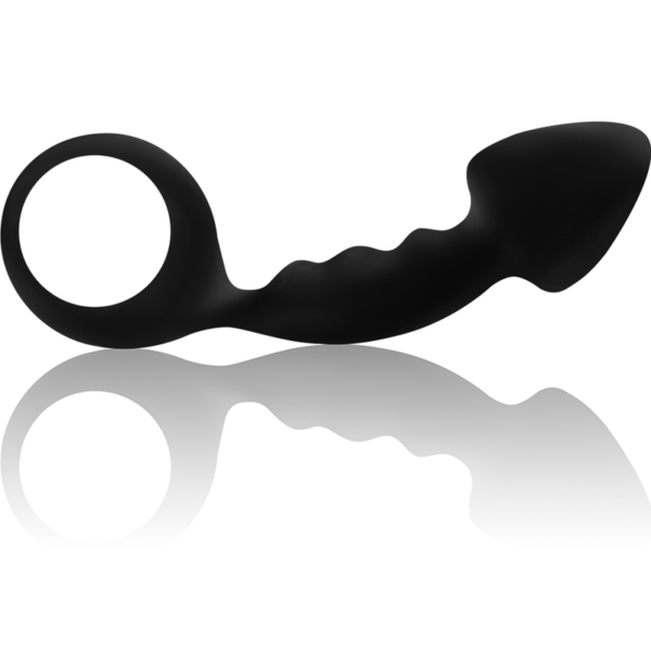 Oh Mama - Ribbed Anal Plug with Ring - Image 2