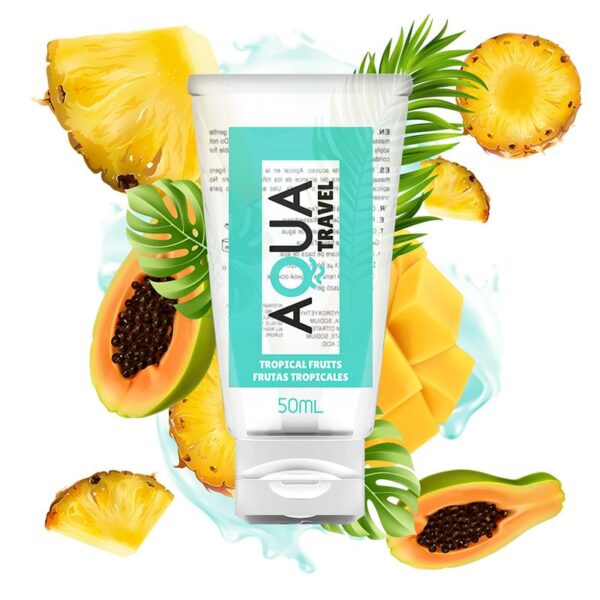 Aqua Travel - Tropical Fruits Flavour Water-Based Lubricant 50 ml