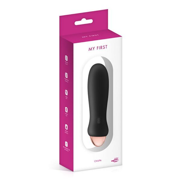 Chisa - Chupa Black Rechargeable Vibrator - Image 3