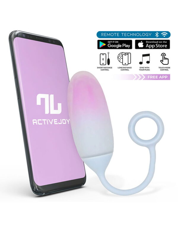 IntoYou - Vibrating Egg with App Blue