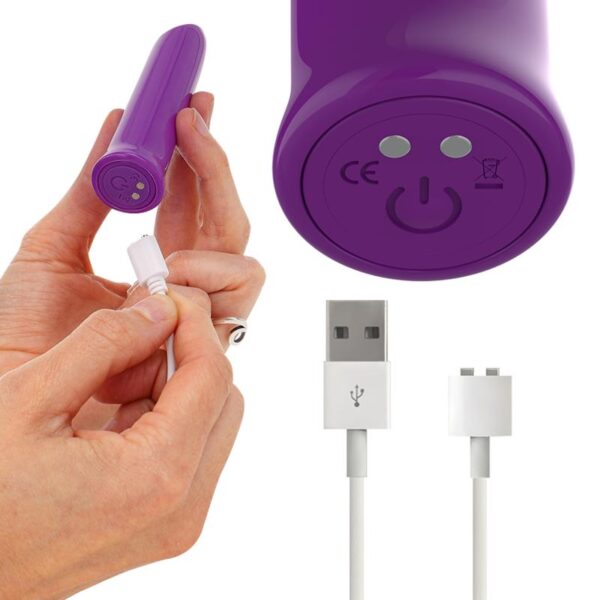 Intense - Todrick Clit Stimulating Bullet Vibrator Purple - Image 6