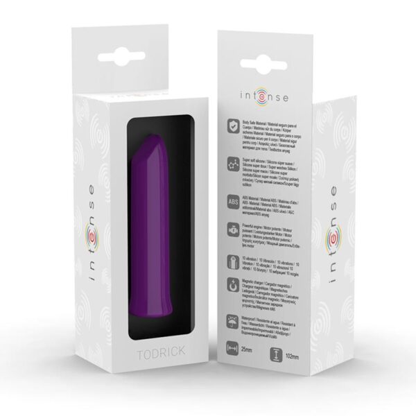 Intense - Todrick Clit Stimulating Bullet Vibrator Purple - Image 7