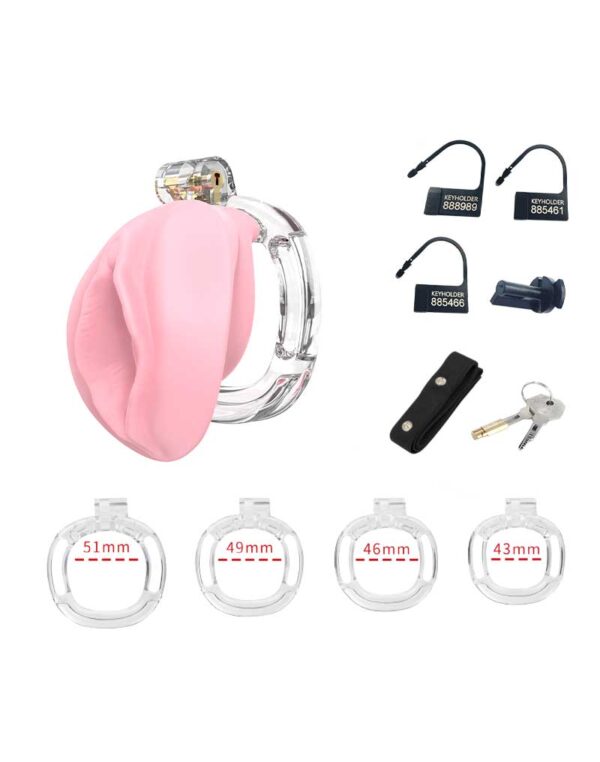 Rimba - Penis Cage Pussy PC10 Clear & Pink - Image 4