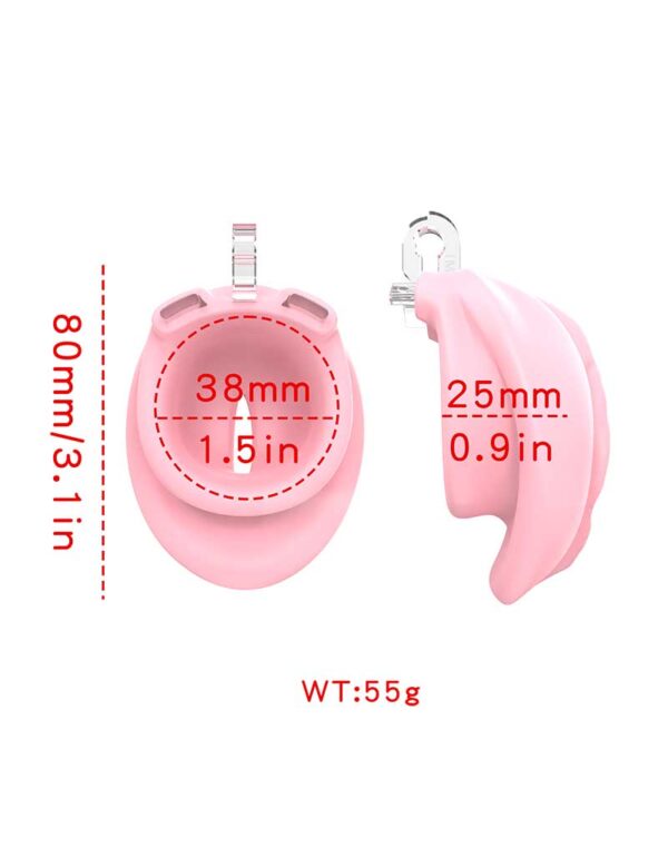 Rimba - Penis Cage Pussy PC10 Clear & Pink - Image 8