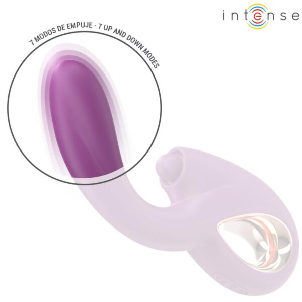 Intense - Lali G-Spot Tapping & Thrusting Vibrator Purple - Image 4