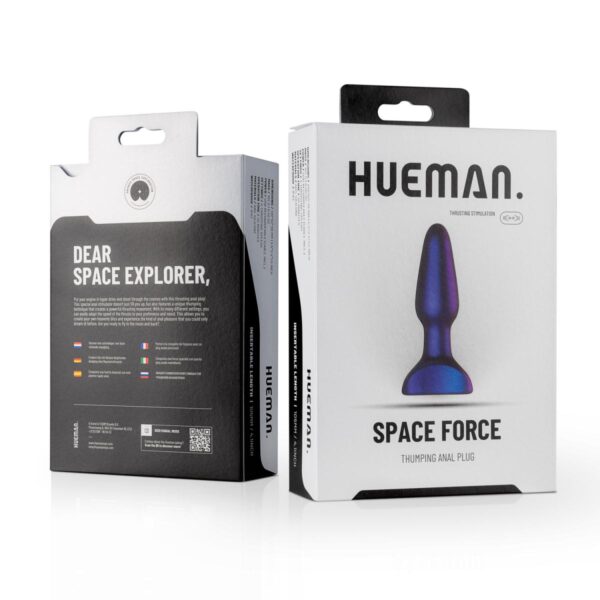 Hueman - Space Force Vibrating & Thrusting Butt Plug - Image 11