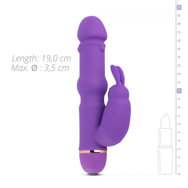 Teazers - Silicone Rabbit Vibrator Purple - Image 6
