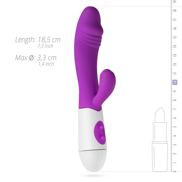 Teazers - Realistic Rabbit Vibrator Purple - Image 9