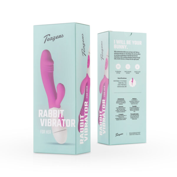 Teazers - Realistic Rabbit Vibrator Purple - Image 13