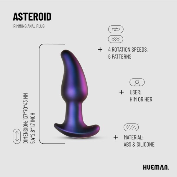 Hueman - Asteroid Rimming Anal Plug - Image 7