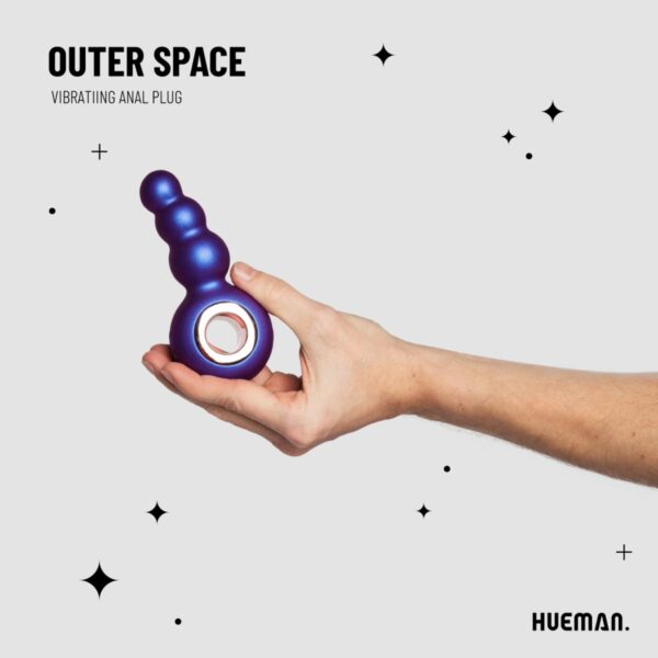 Hueman - Outer Space Vibrating Anal Plug - Image 6