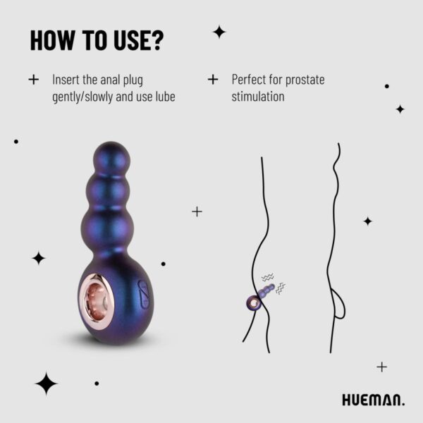 Hueman - Outer Space Vibrating Anal Plug - Image 7
