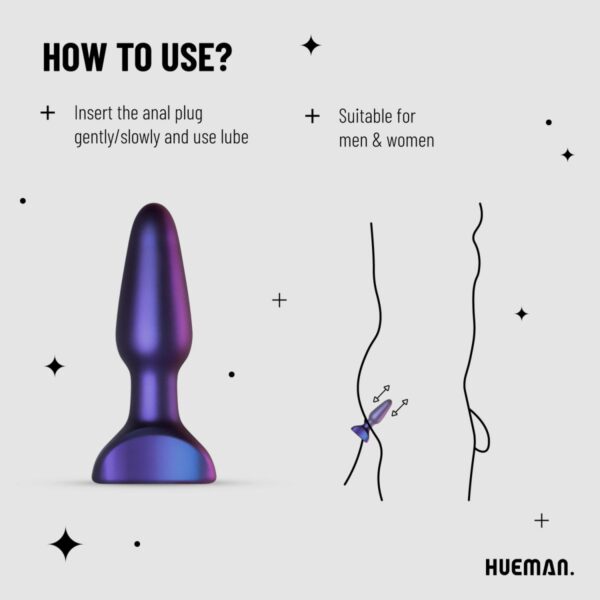 Hueman - Space Force Vibrating & Thrusting Butt Plug - Image 8