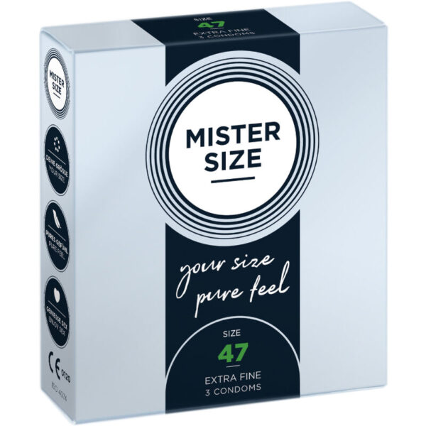 Mister Size – Condoms Size XS 47 MM - 3 Units