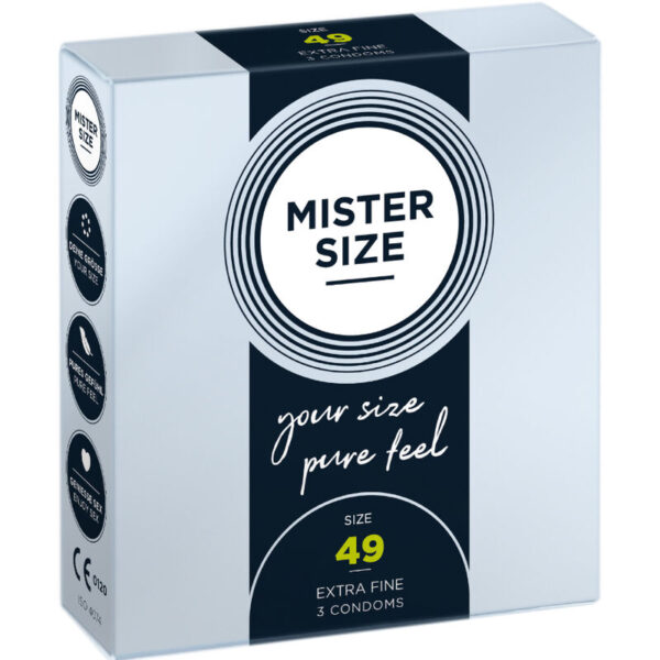Mister Size – Condoms Size S 49 MM - 3 Units