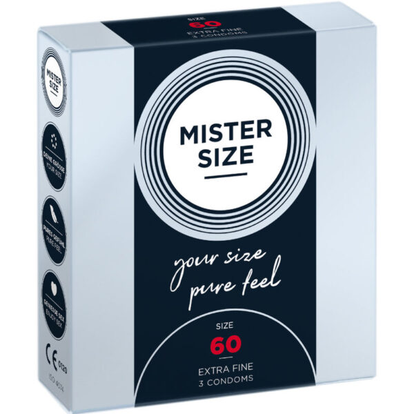 Mister Size – Condoms Size XL 60 MM - 3 Units