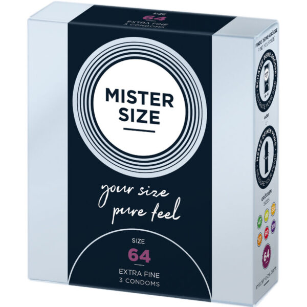 Mister Size – Condoms Size XXL 64 MM - 3 Units - Image 3
