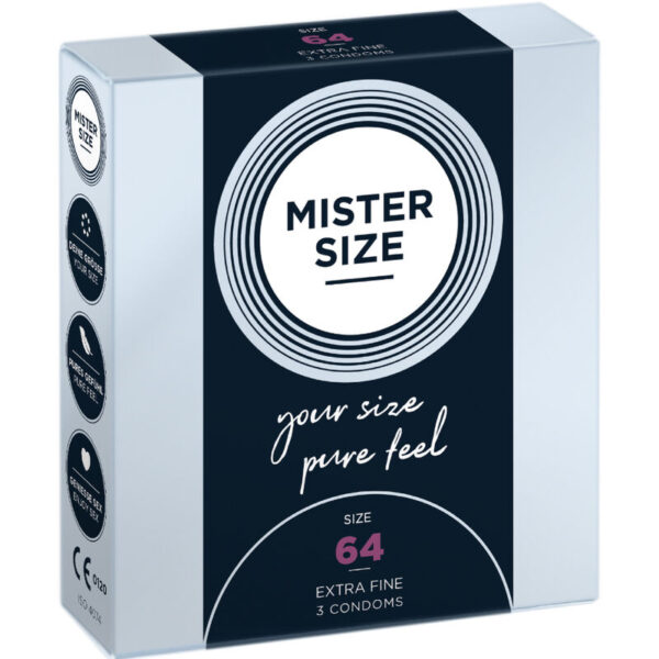 Mister Size – Condoms Size XXL 64 MM - 3 Units