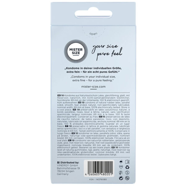 Mister Size – Condoms Size XXXL 69 MM - 10 Units - Image 2